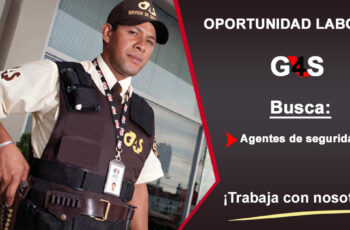 Empresa líder en seguridad privada G4S, busca personas que aman los desafíos