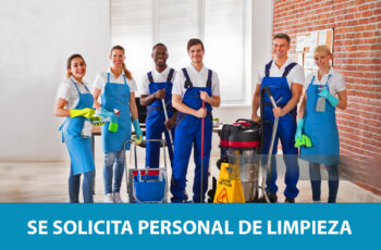 Convocatoria laboral: Operarios(as) de limpieza con y sin experiencia | Postúlate aquí